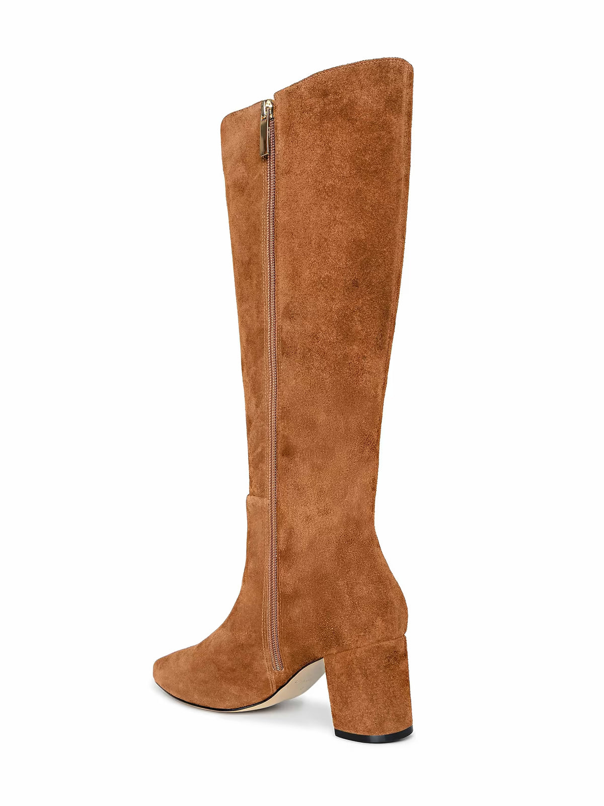 L'Agence Eugenie Block-Heel Boot Buckskin Suede