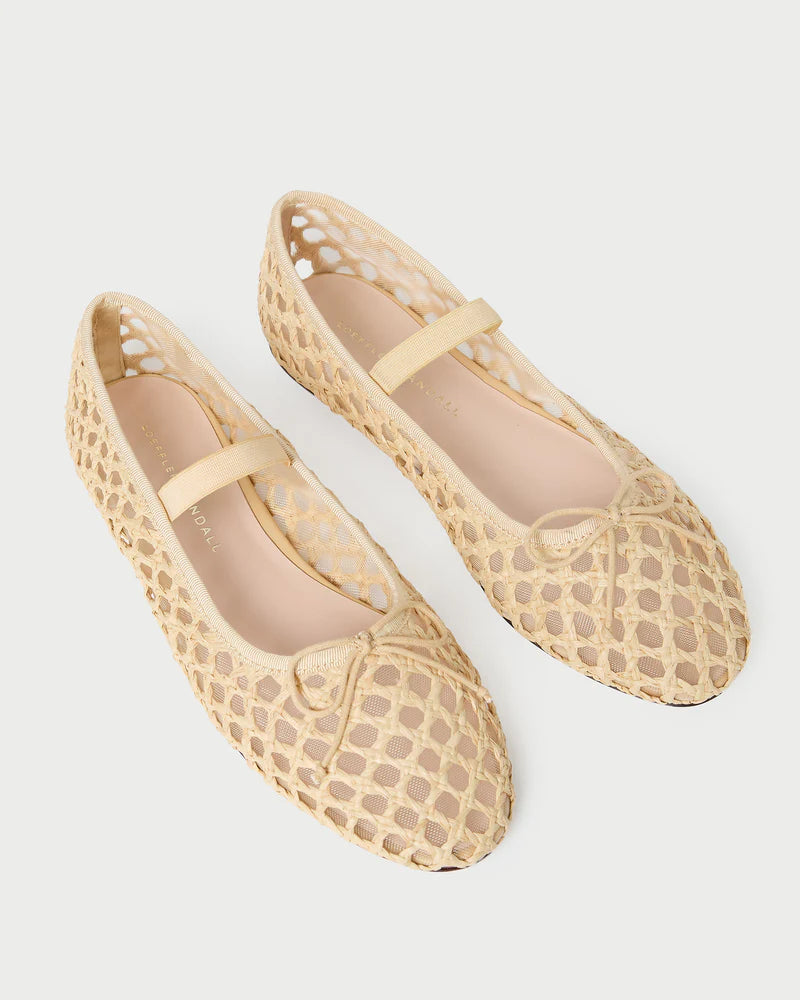Loeffler Randall Leonie Soft Ballet Flat - Natural