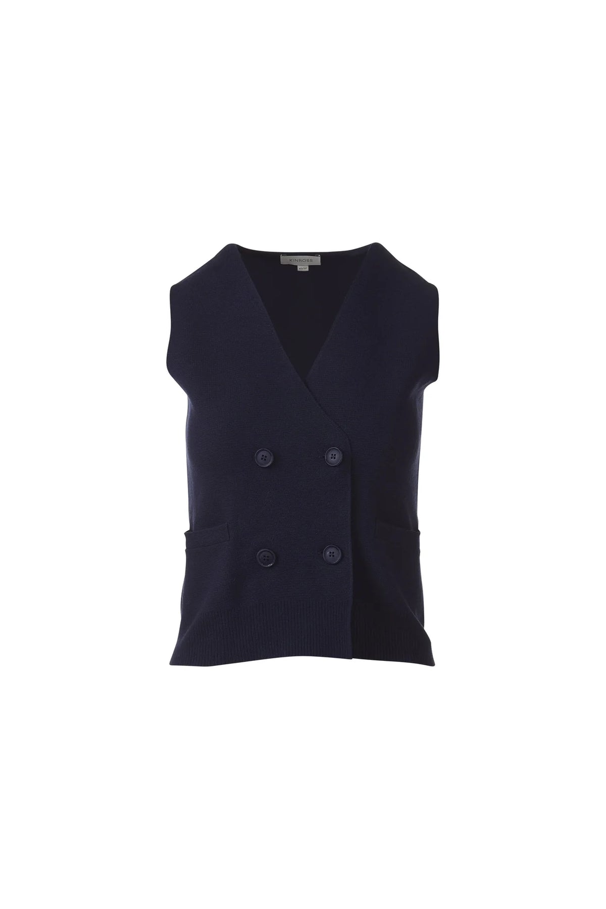 Kinross Double Breasted Vest Cardigan