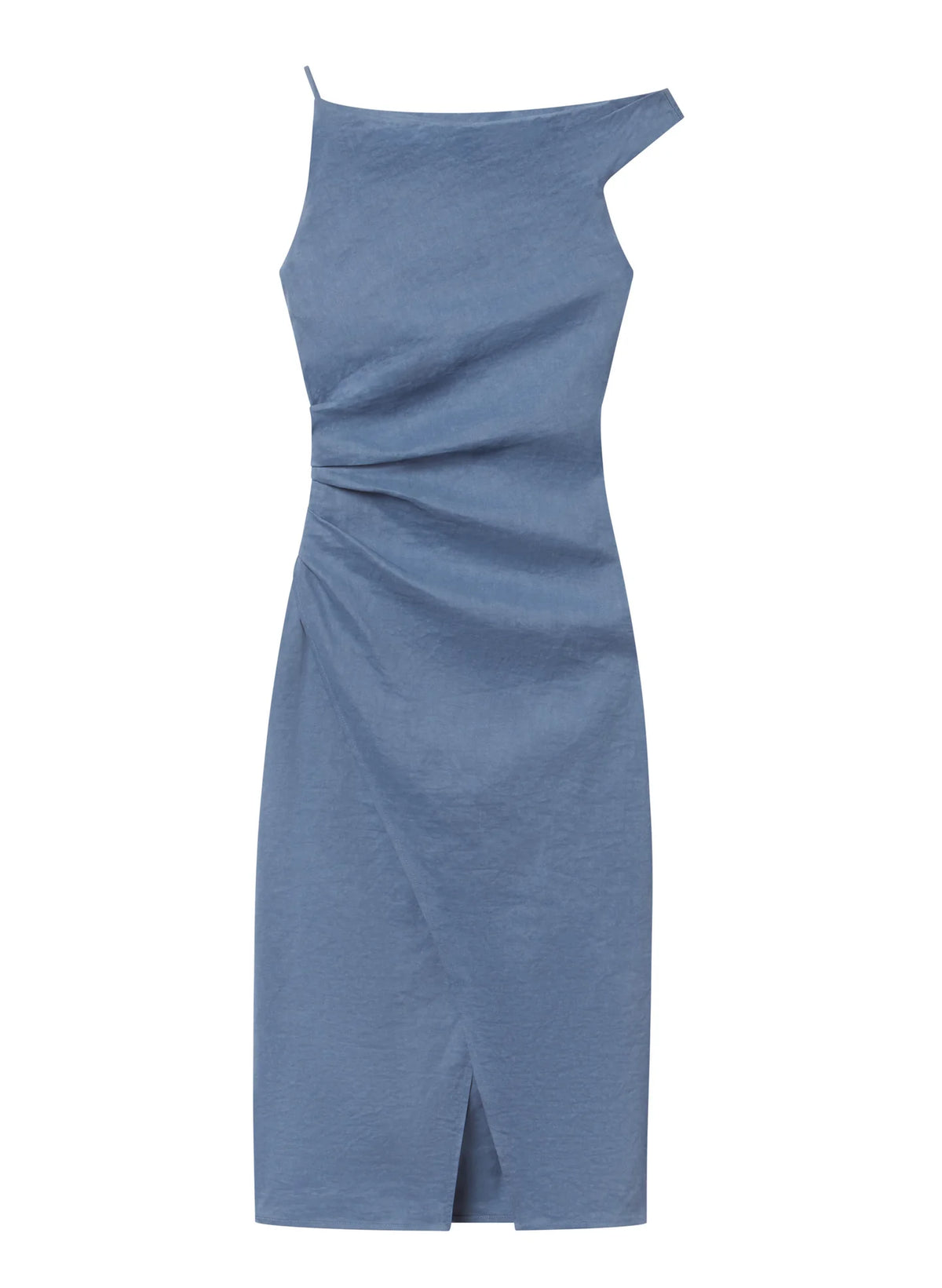 ALC Lyra Linen Midi Dress - Dusk Blue