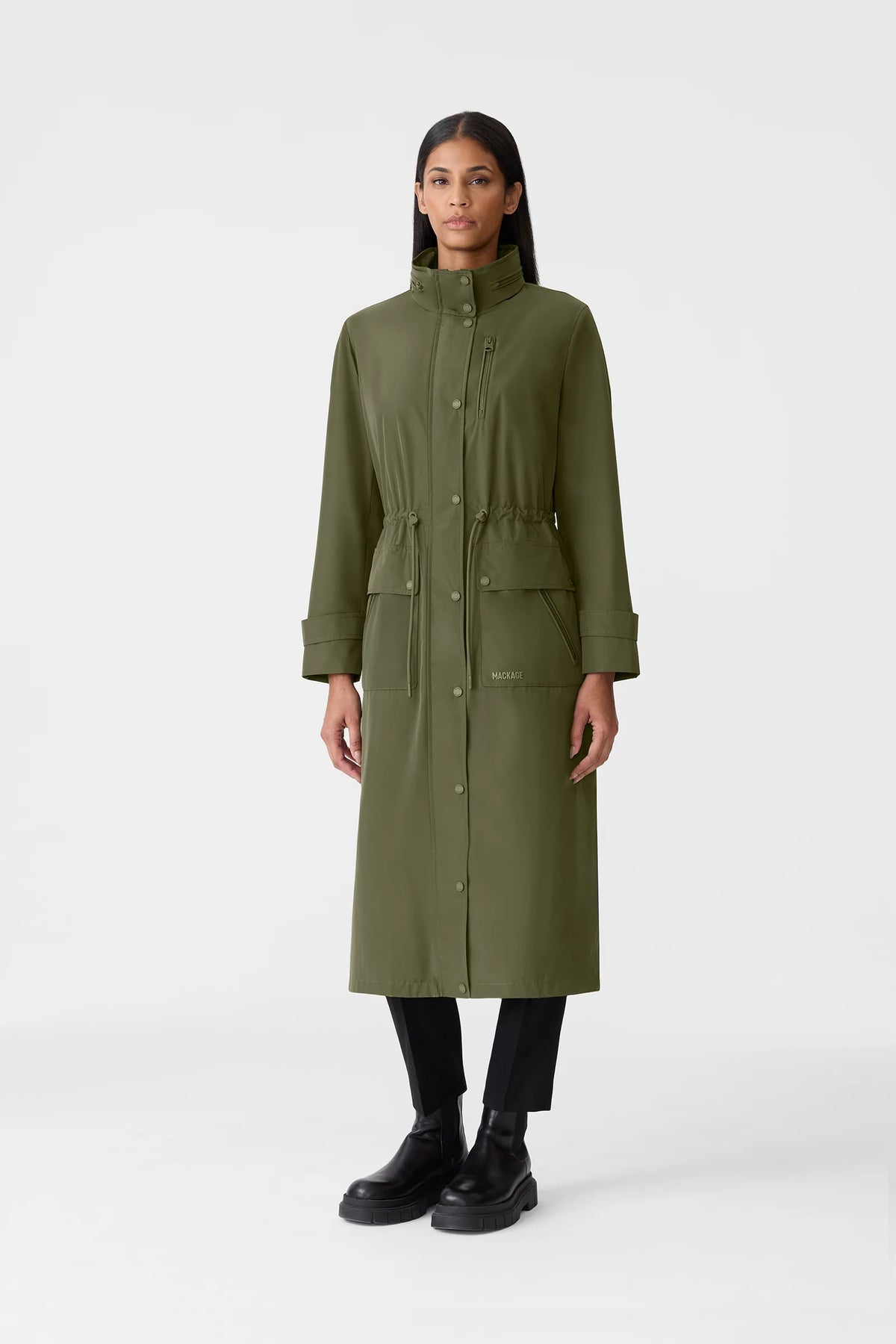 Mackage Magdelena Maxi-Length Rain Jacket