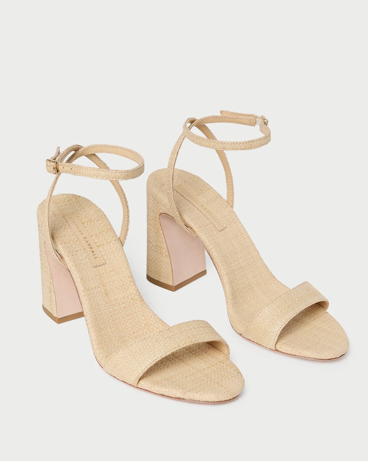 Loeffler Randall Malia Simple Heeled Sandal - Natural