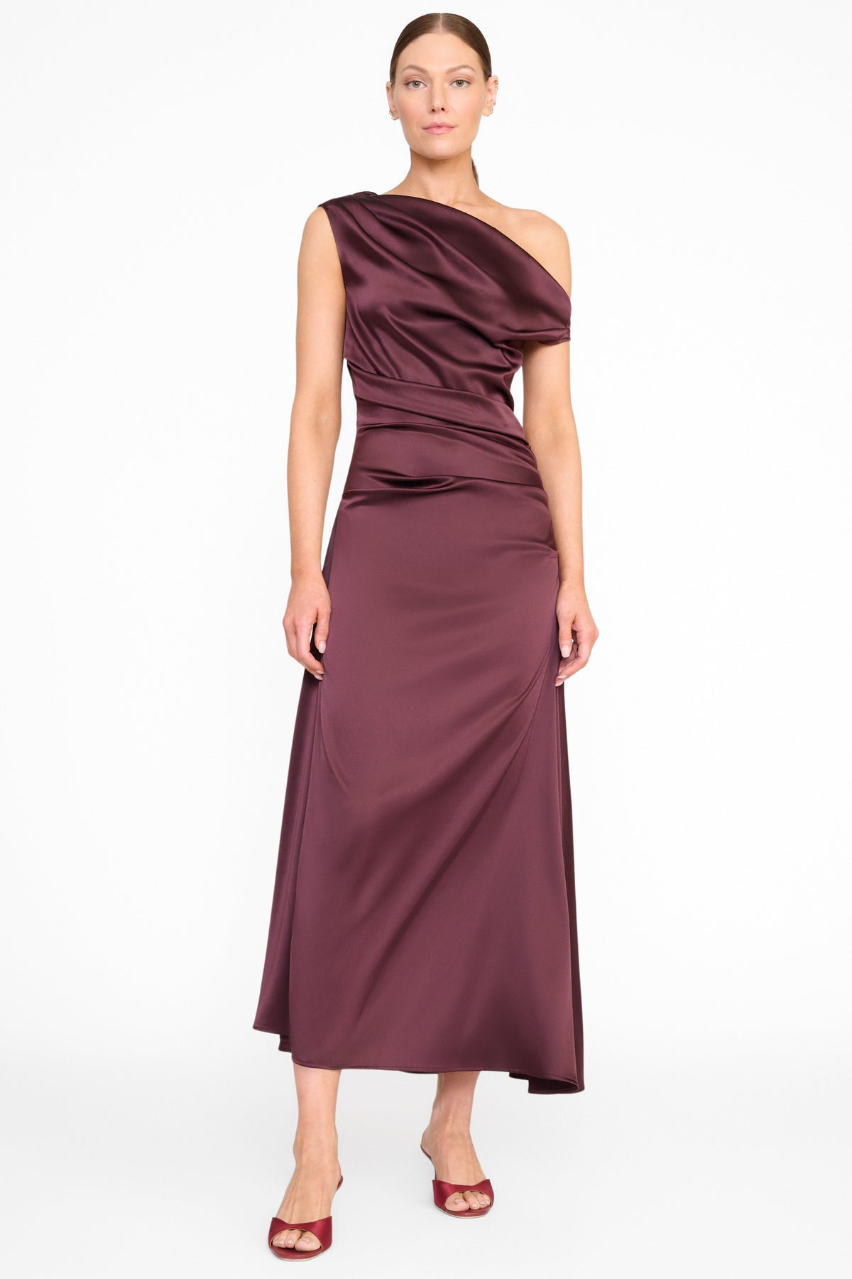 Staud Phare Dress - Merlot