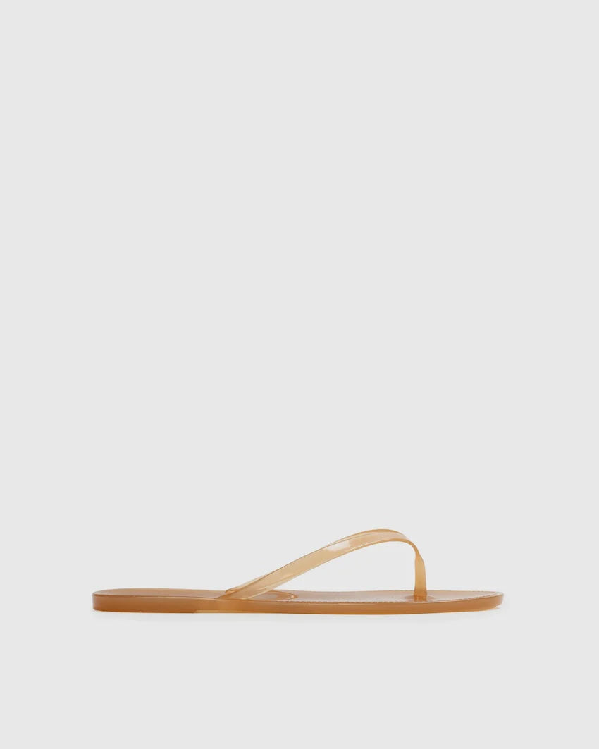 Black Suede Studio Crystal Sandal - Terracotta