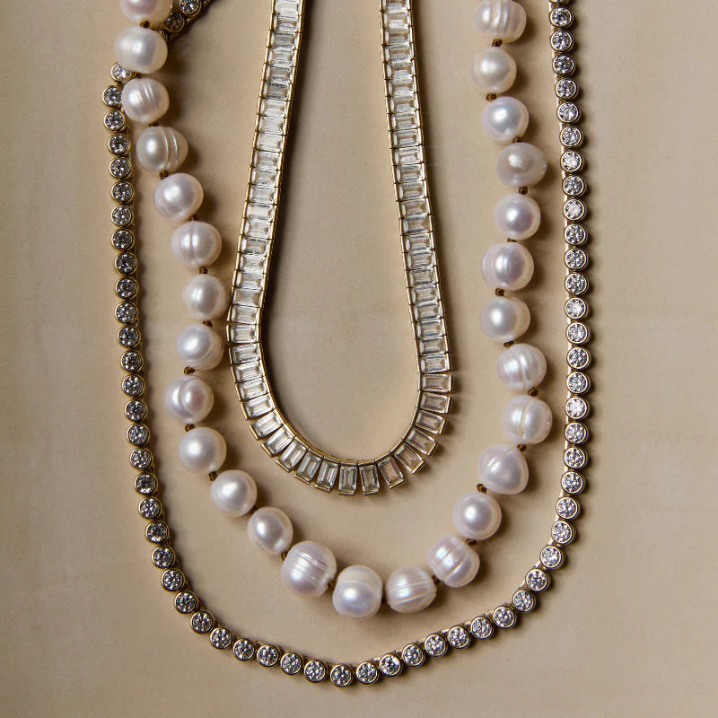 Hart Baguette Tennis Necklace