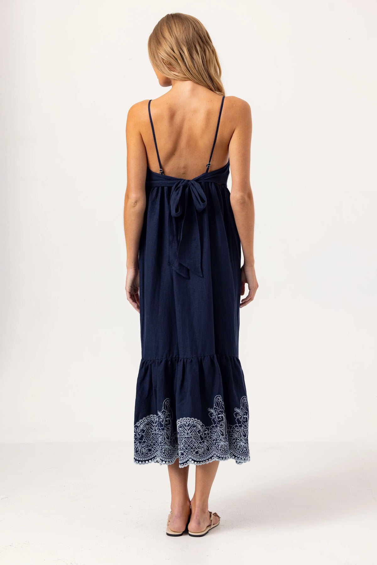 Sundays Ebroidered Felton Dress