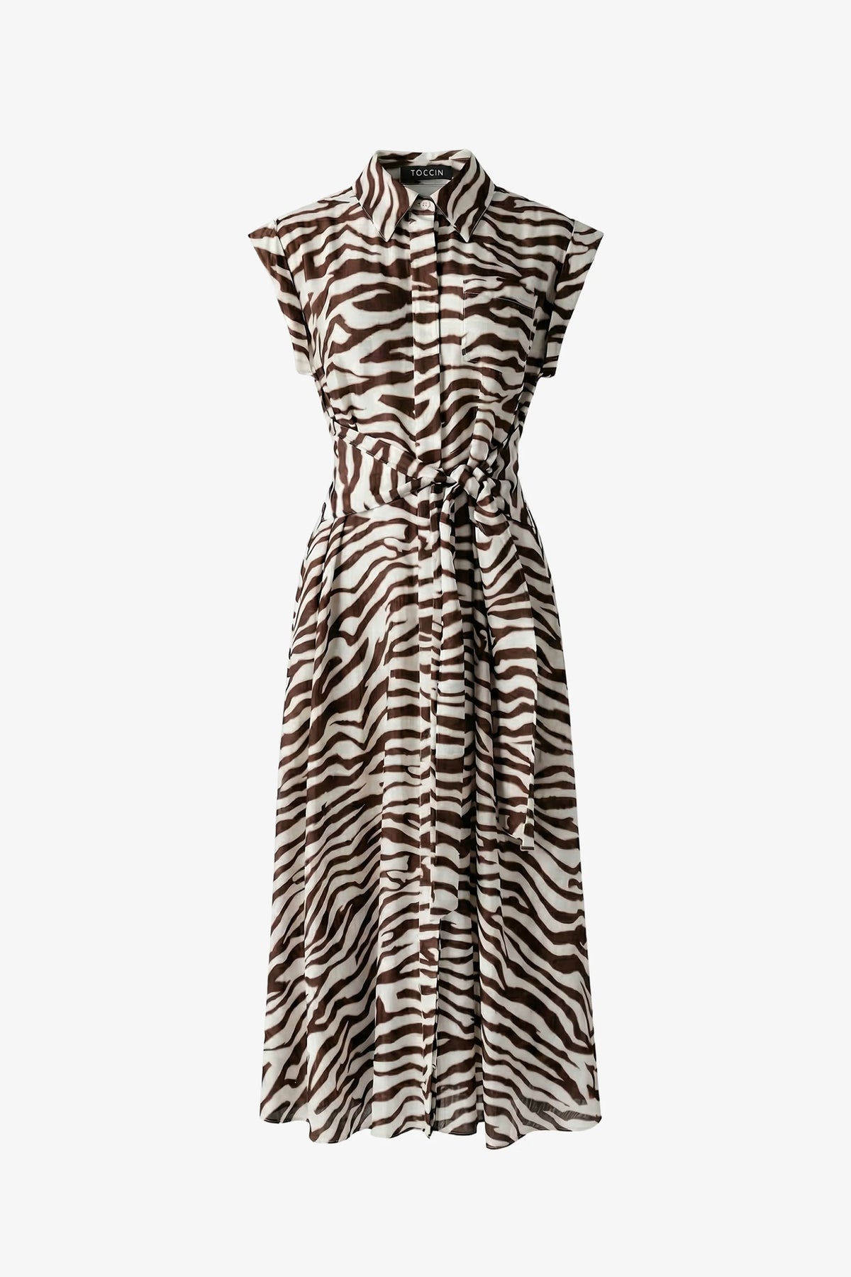 Toccin Serena Rolled Sleeve Dress