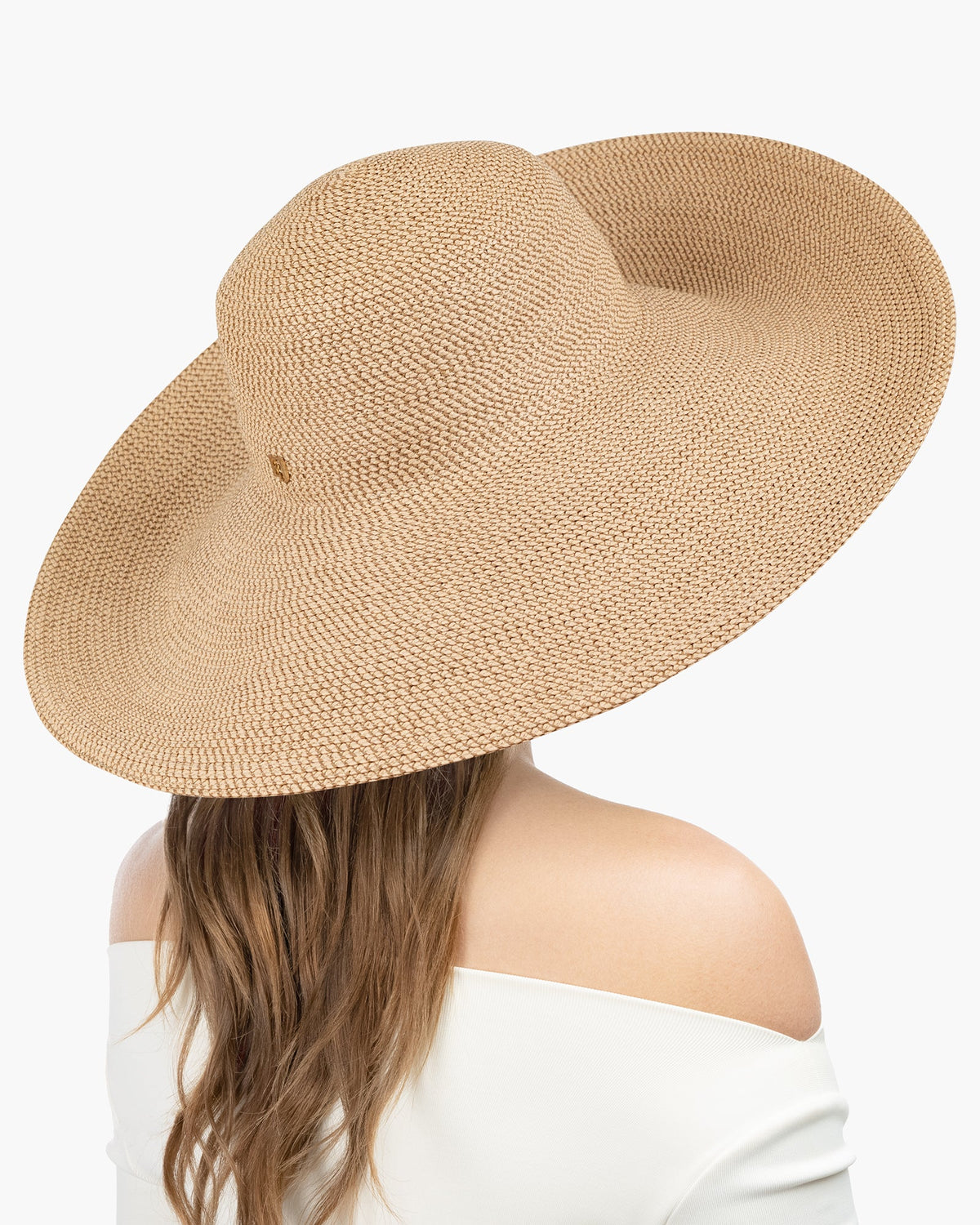 Eric Javits Floppy Straw Hat - Peanut