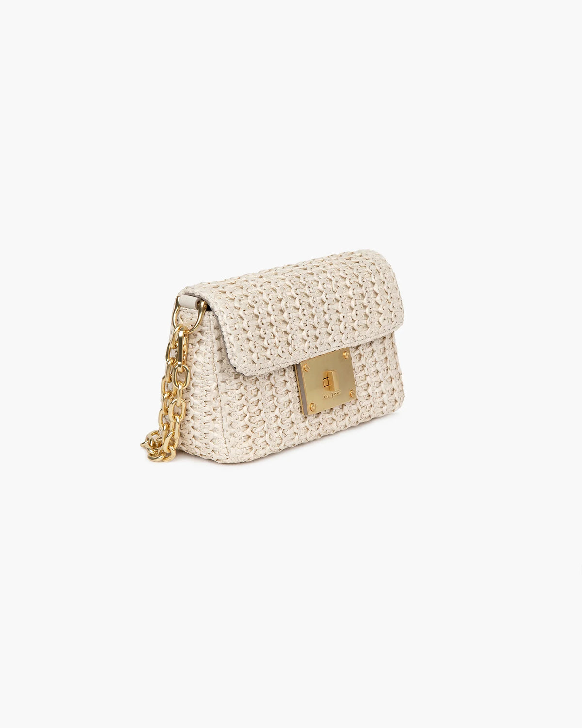 Eric Javits Lil Cherie Straw Crossbody Bag