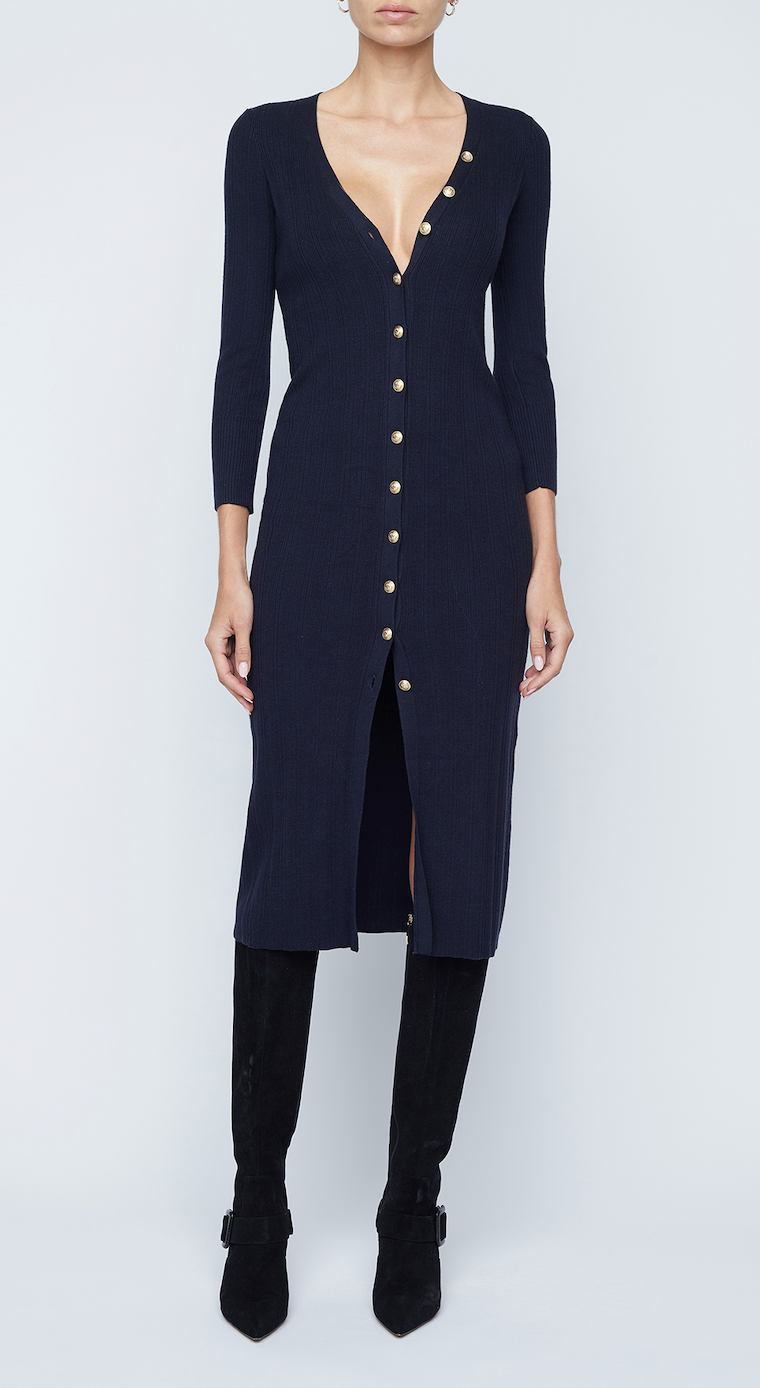 Kyra Button Duster Dress