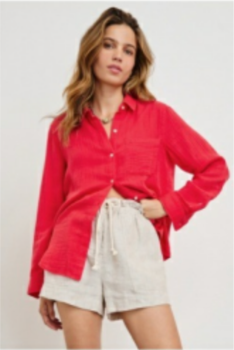 Ellis Top - Cherry