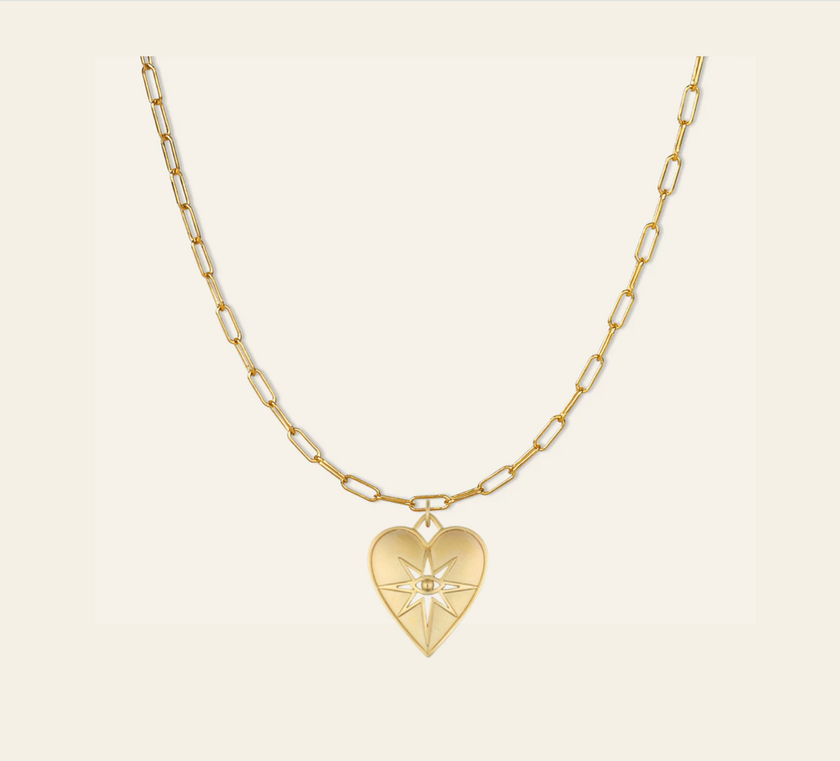 Hart Seeing Heart Charm & 18" Jane Chain