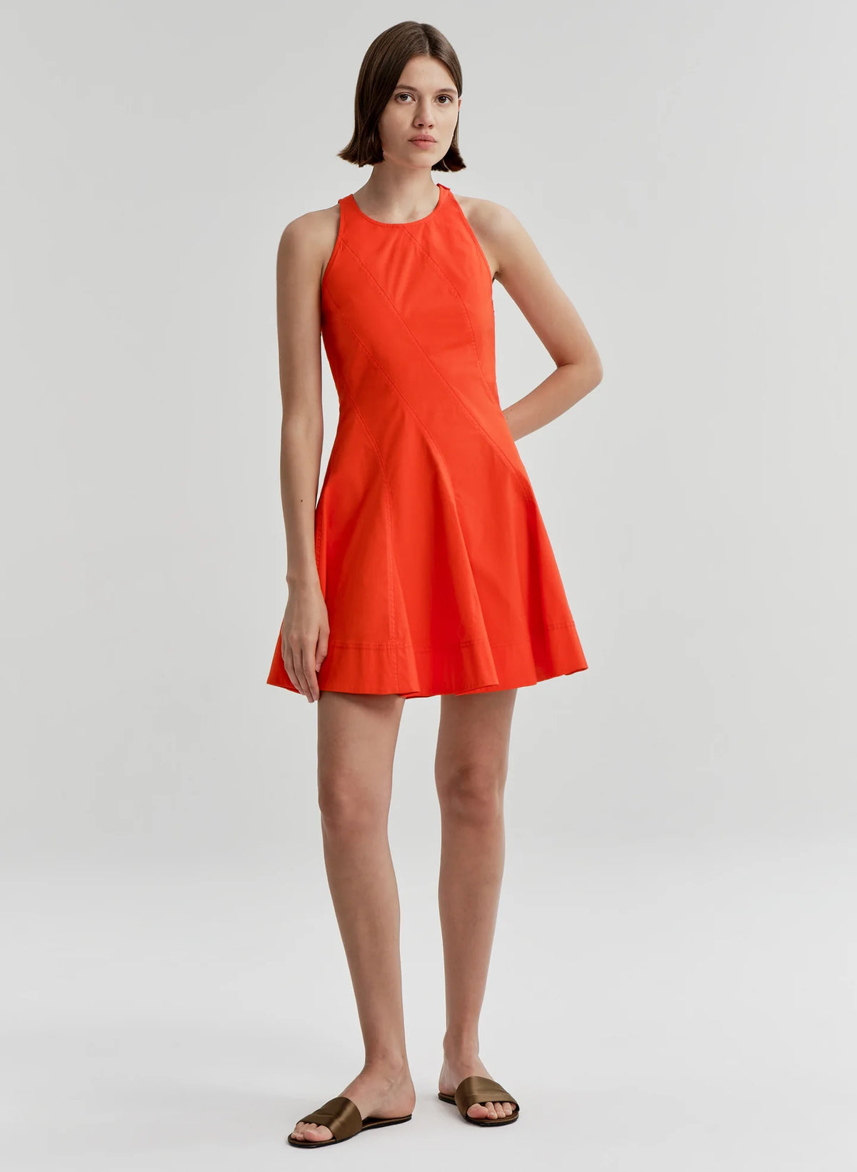 ALC Grace Cotton Mini Dress - Poppy