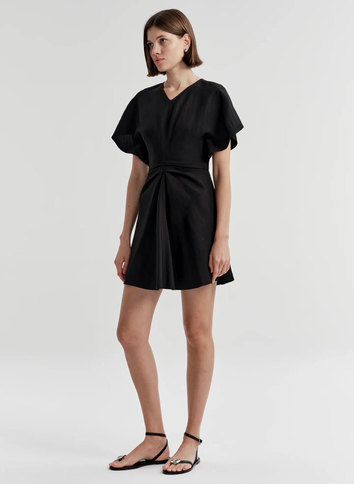 ALC Leni Linen Mini Dress