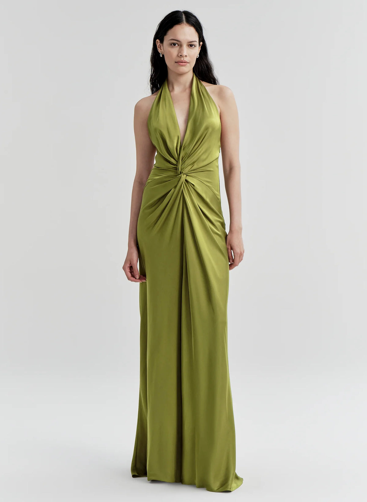 ALC Mabel Satin Gown - Tomatillo