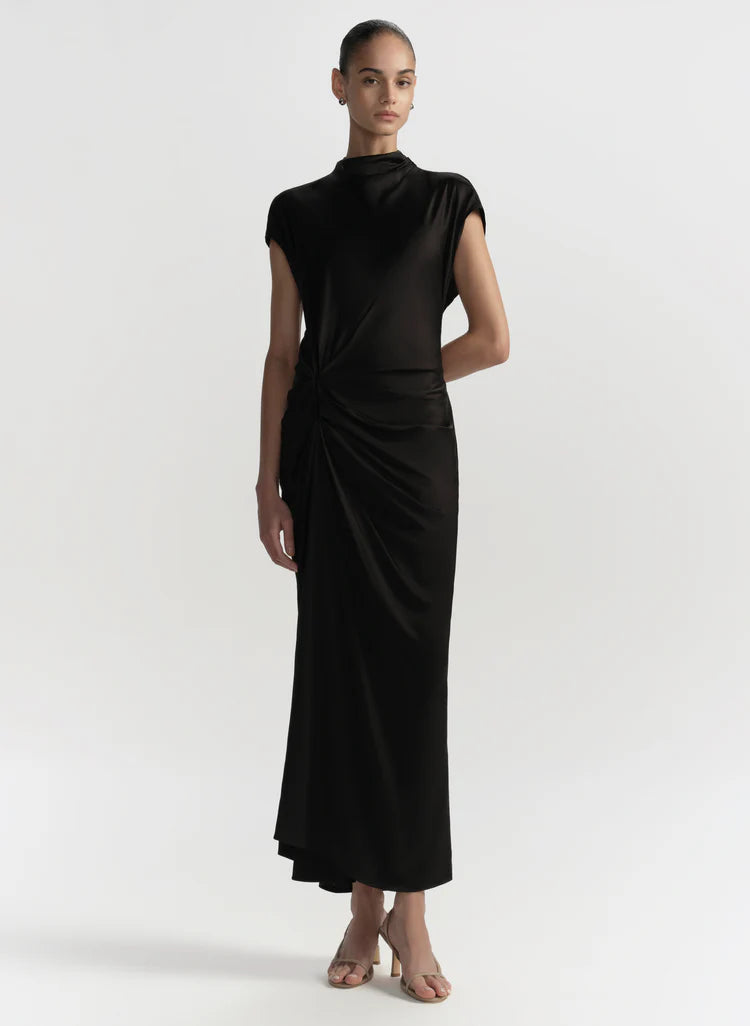 ALC Alma Satin Midi Dress