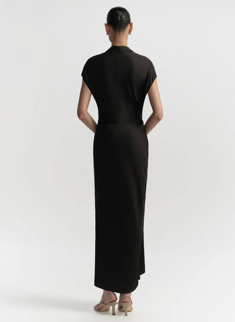 ALC Alma Satin Midi Dress
