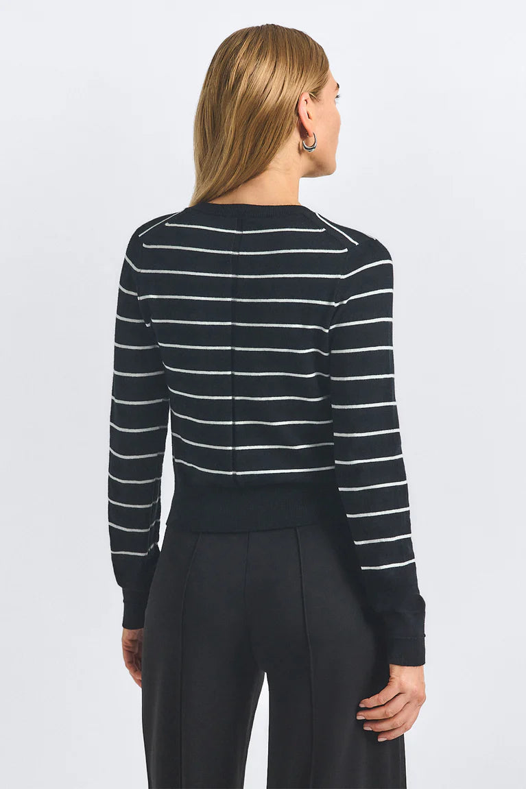 Thibeaut Plaited Stripe Cardigan