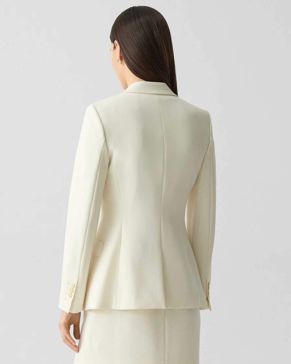 Theory Staple Blazer - Admiral Crepe