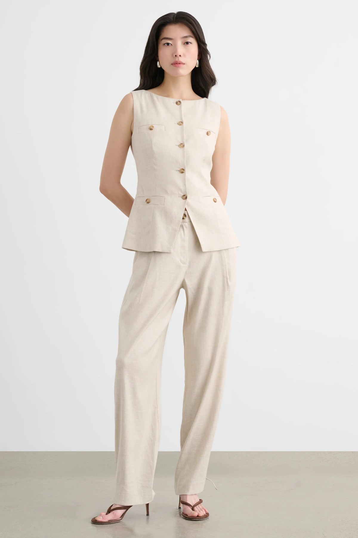 Toccin Amra Boat Neck Vest