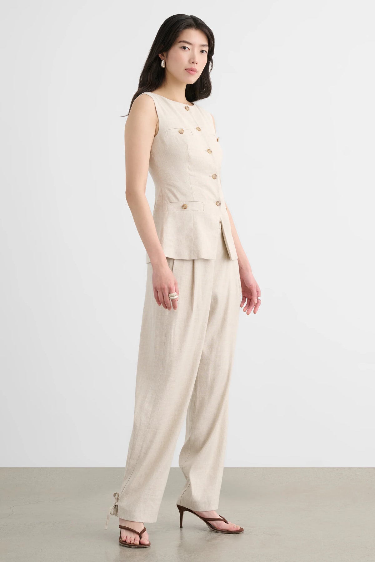 Toccin Amra Boat Neck Vest