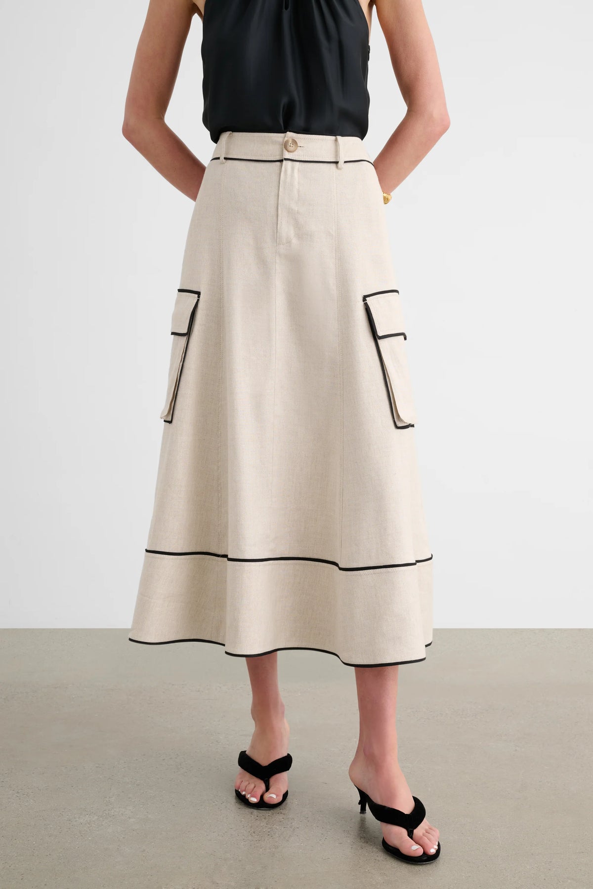 Toccin Shiloh Cargo Skirt - Desert/Jet