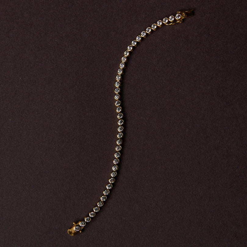 Hart Bezel Tennis Bracelet