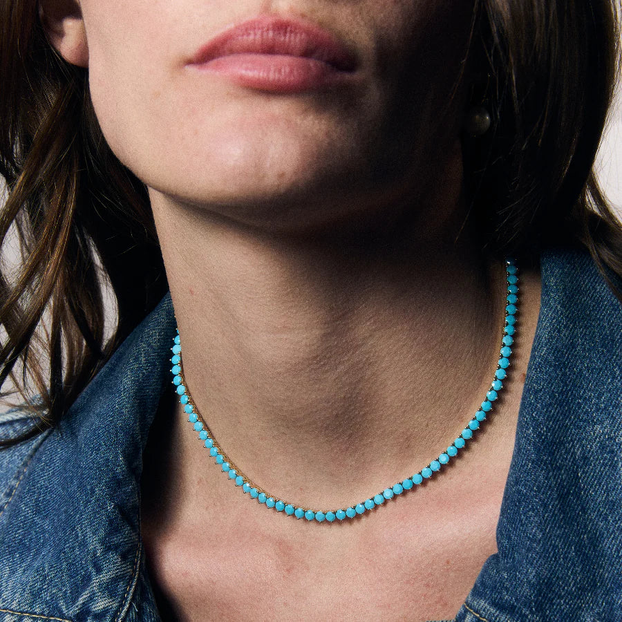 Hart Turquoise Tennis Necklace