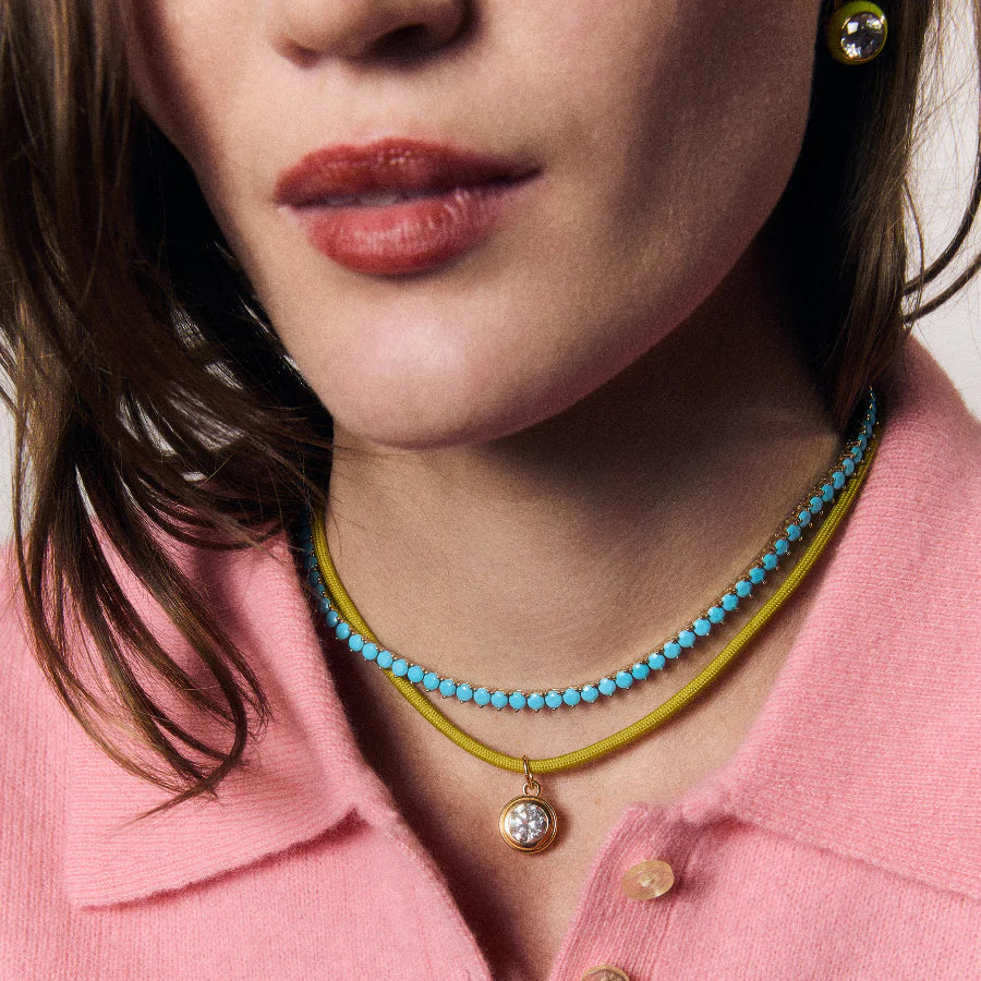 Hart Turquoise Tennis Necklace