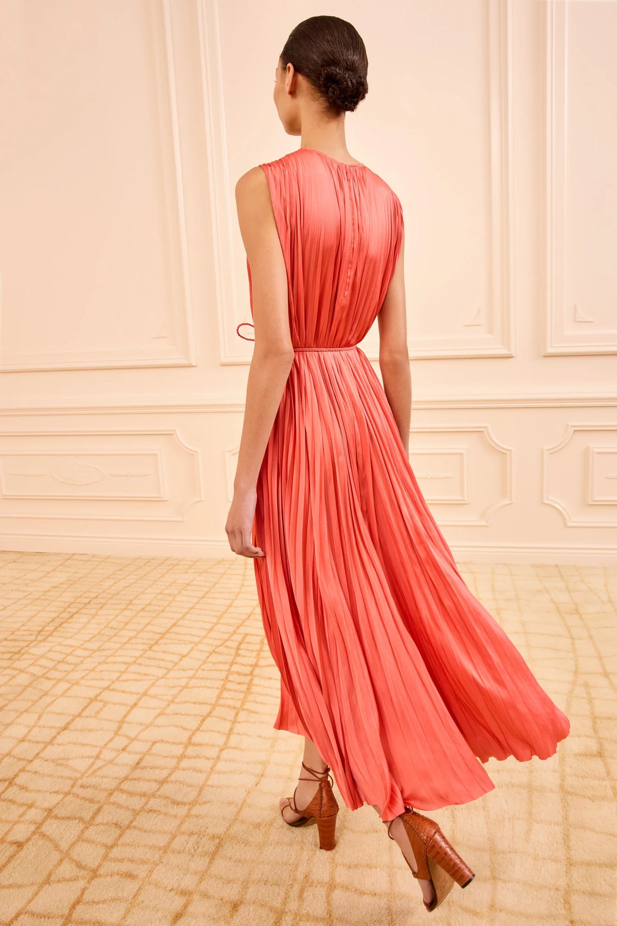 Ulla Johnson Fianna Pleated Midi Dress