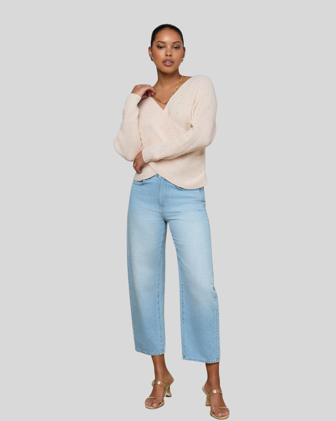 L'Agence Antonella Crossover Sweater