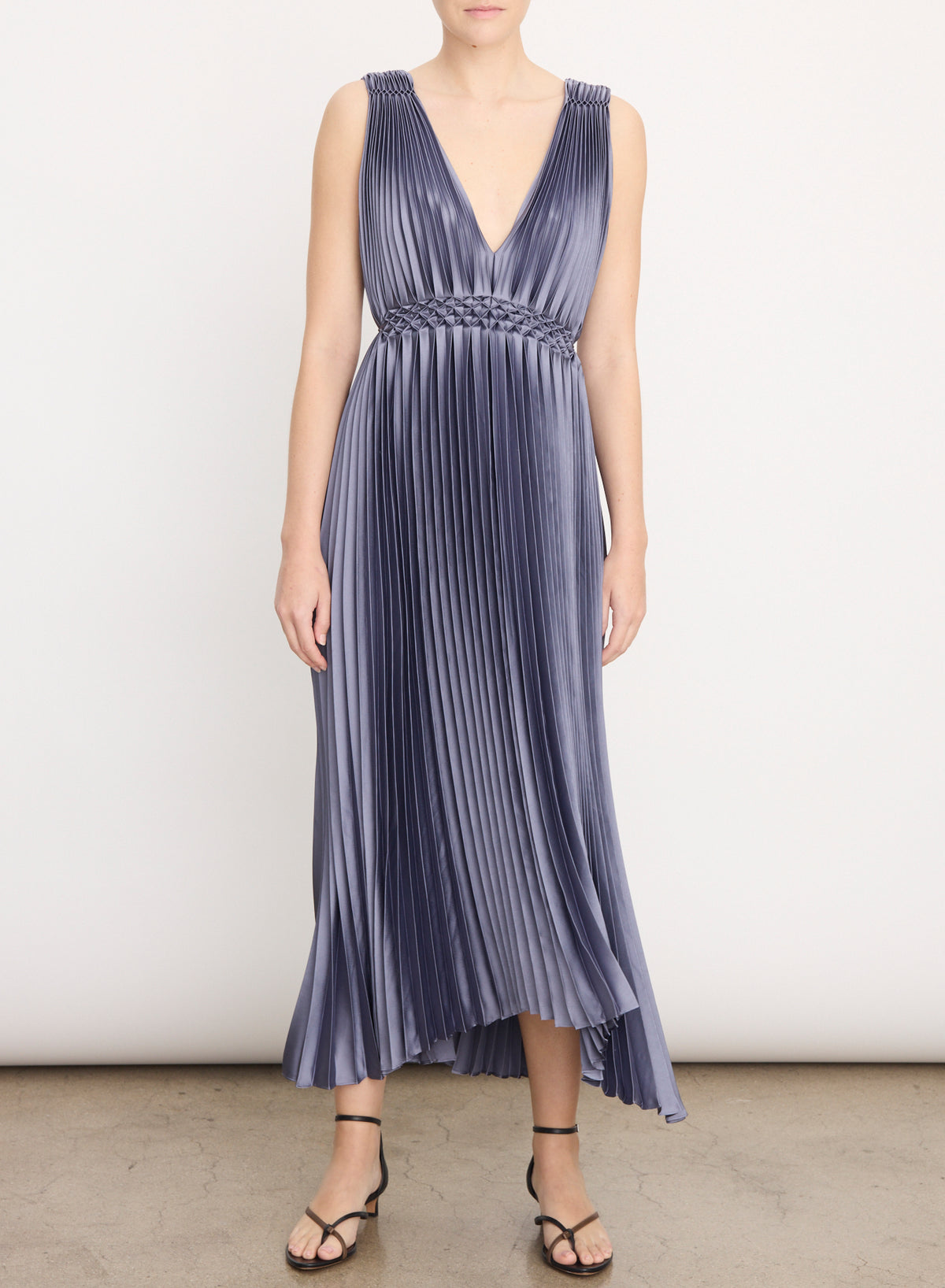 Hand Smocked Pleated Dress