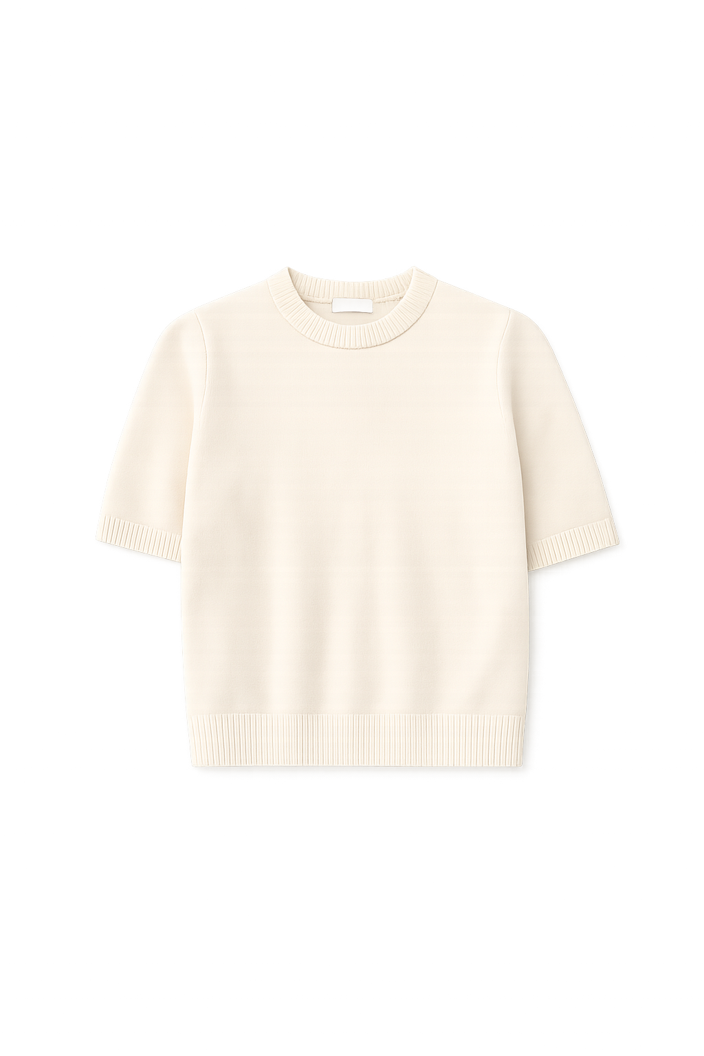 Autumn Cashmere Cropped Short Sleeve Crew