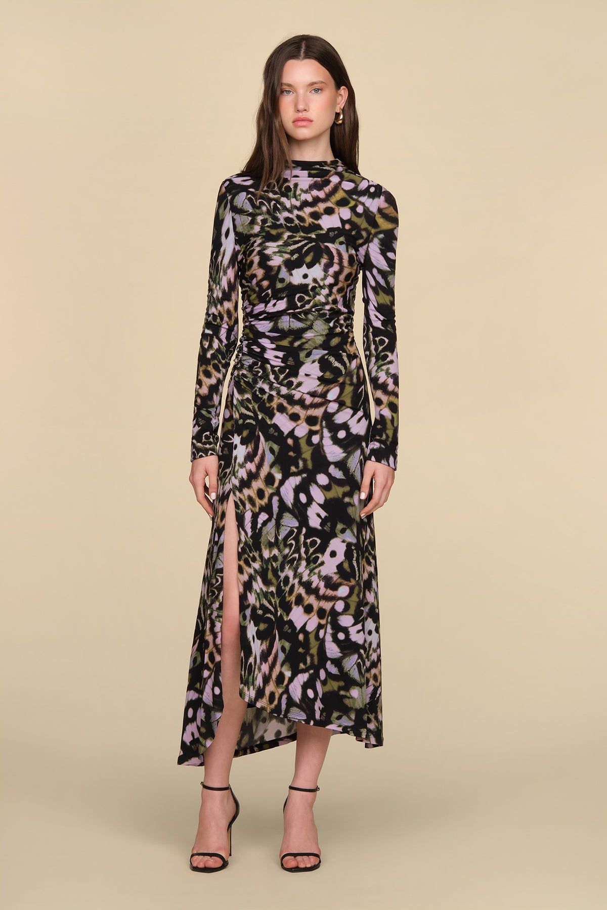 AMUR Isabella Printed Dress