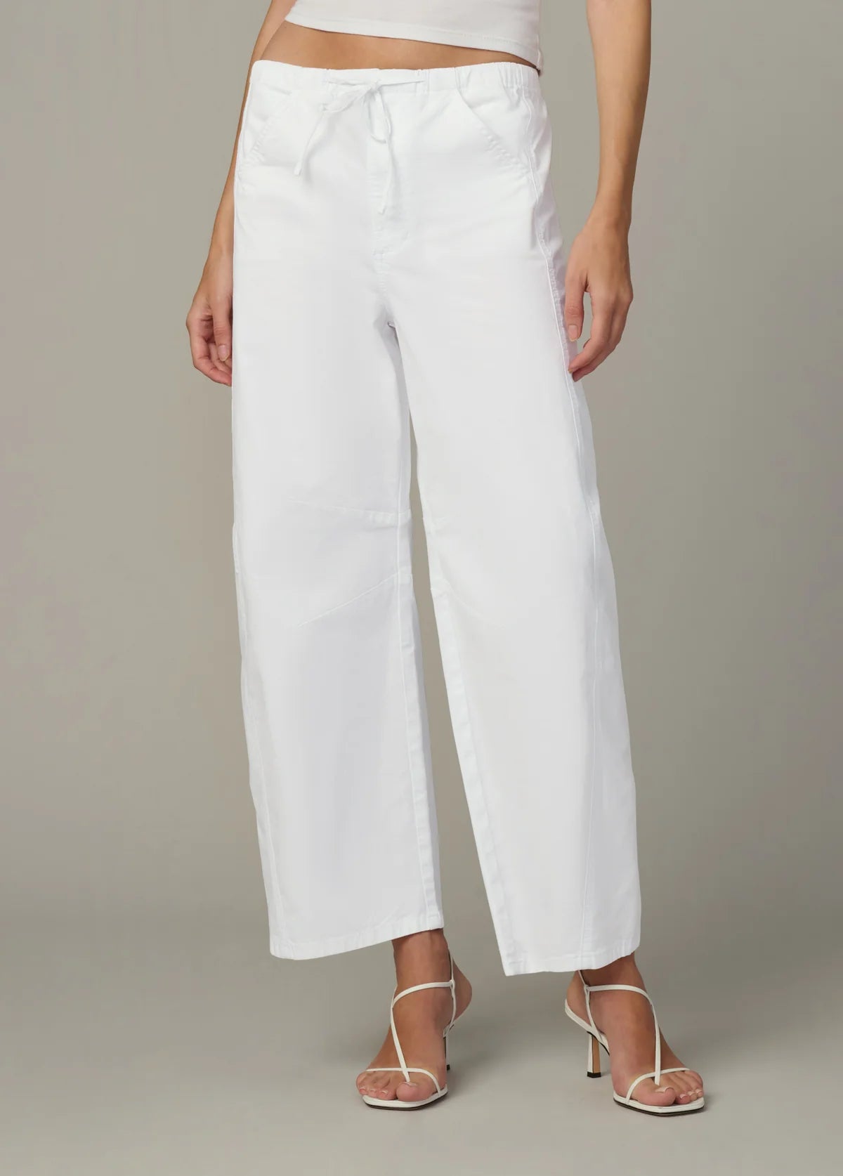 Joe's Jeans The Bowie Pull On High Rise Horseshoe - White
