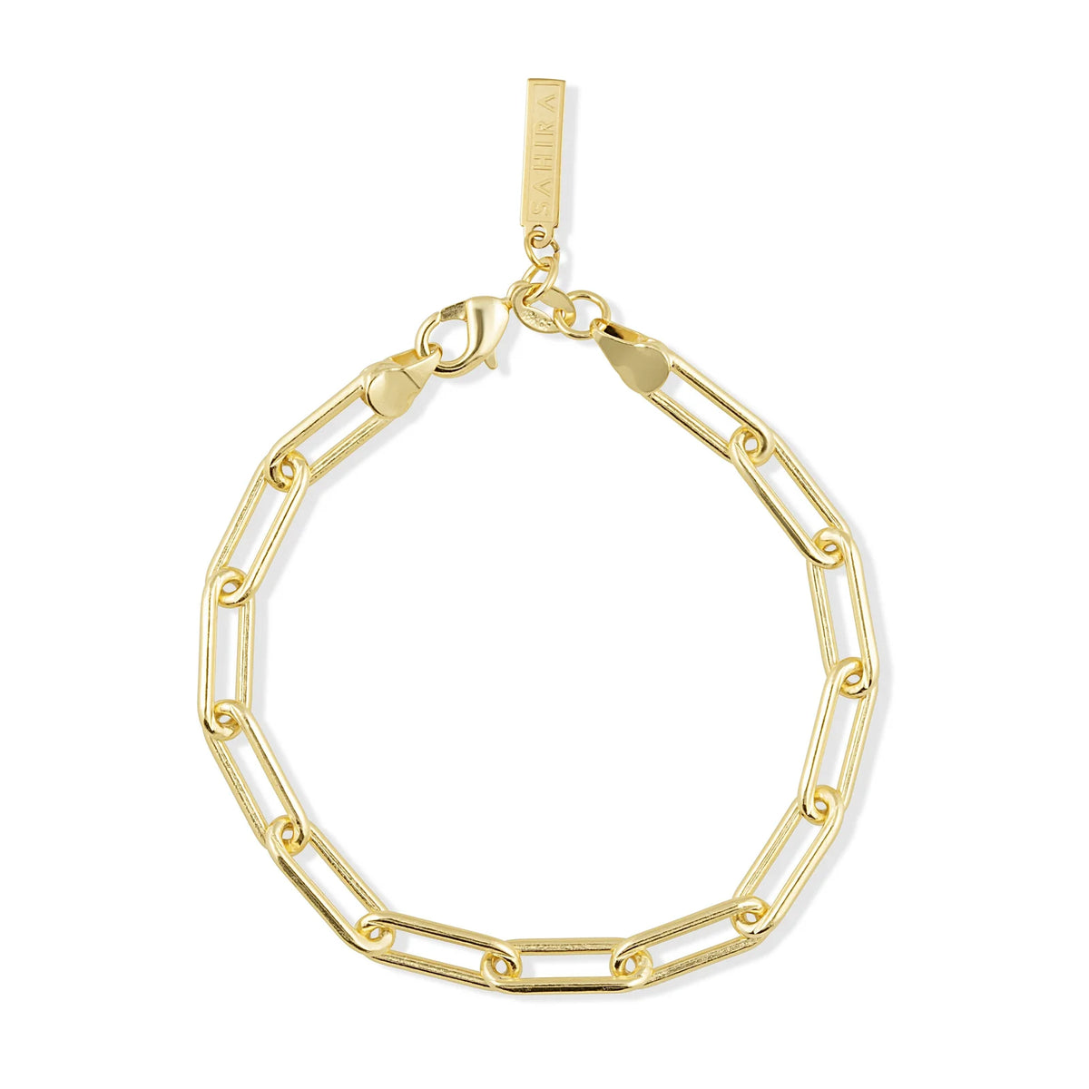 Sahira Jewelry Design Carrie Paperclip Link Bracelet