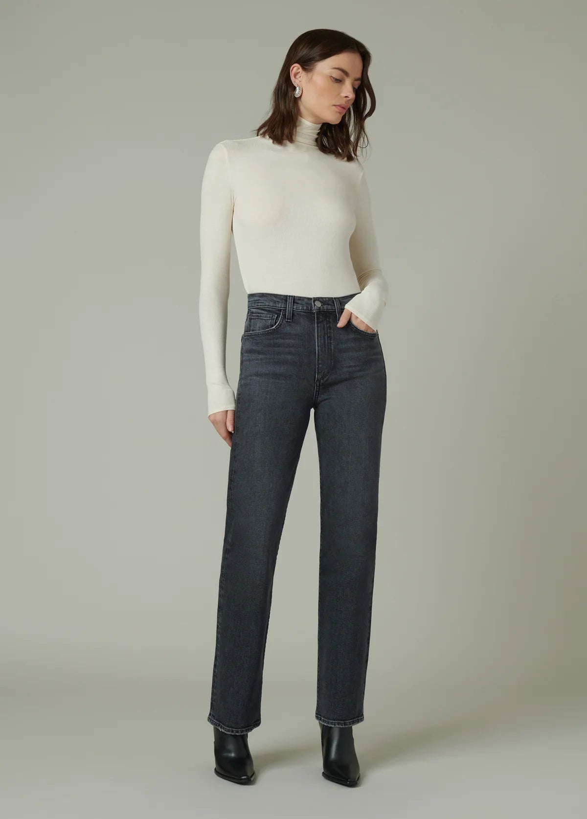 Joe's Jeans The Tony Long Sleeve Top - Milk