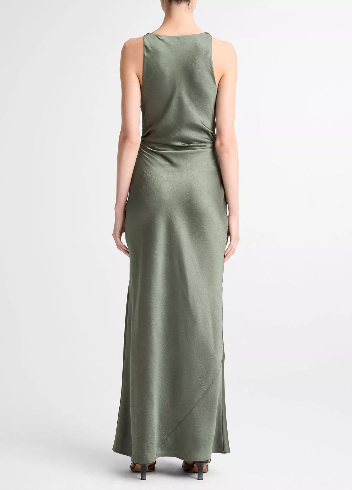 Vince Twist Shoulder Dress - Pine Grove