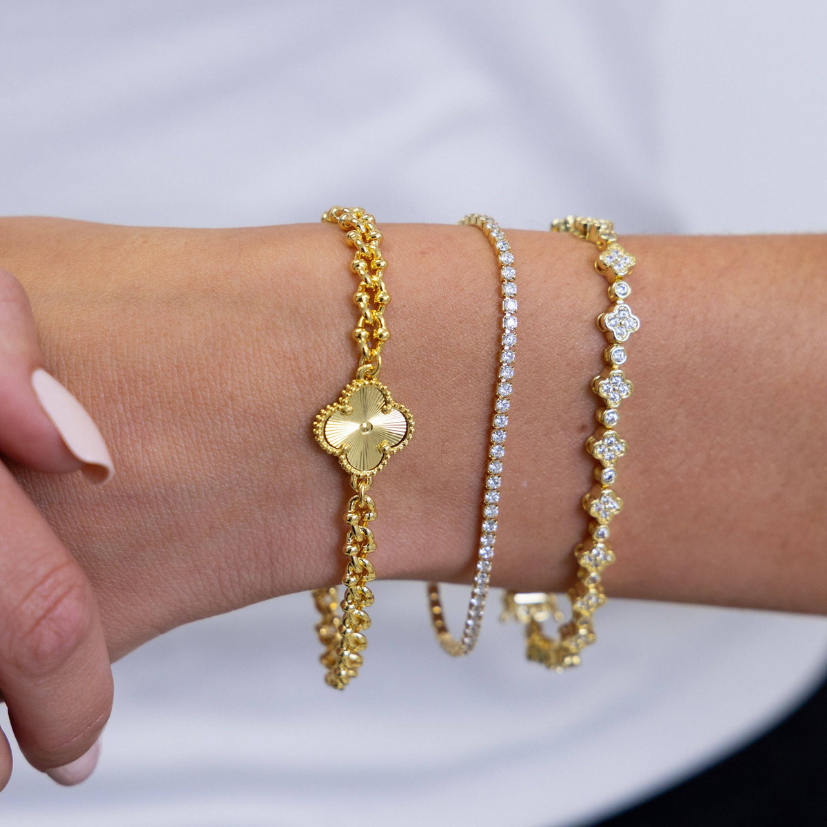 Sahira Annie Dainty Tennis Bracelet