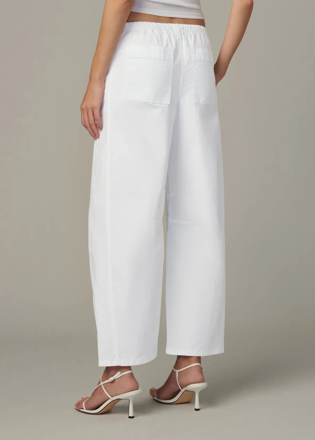 Joe's Jeans The Bowie Pull On High Rise Horseshoe - White
