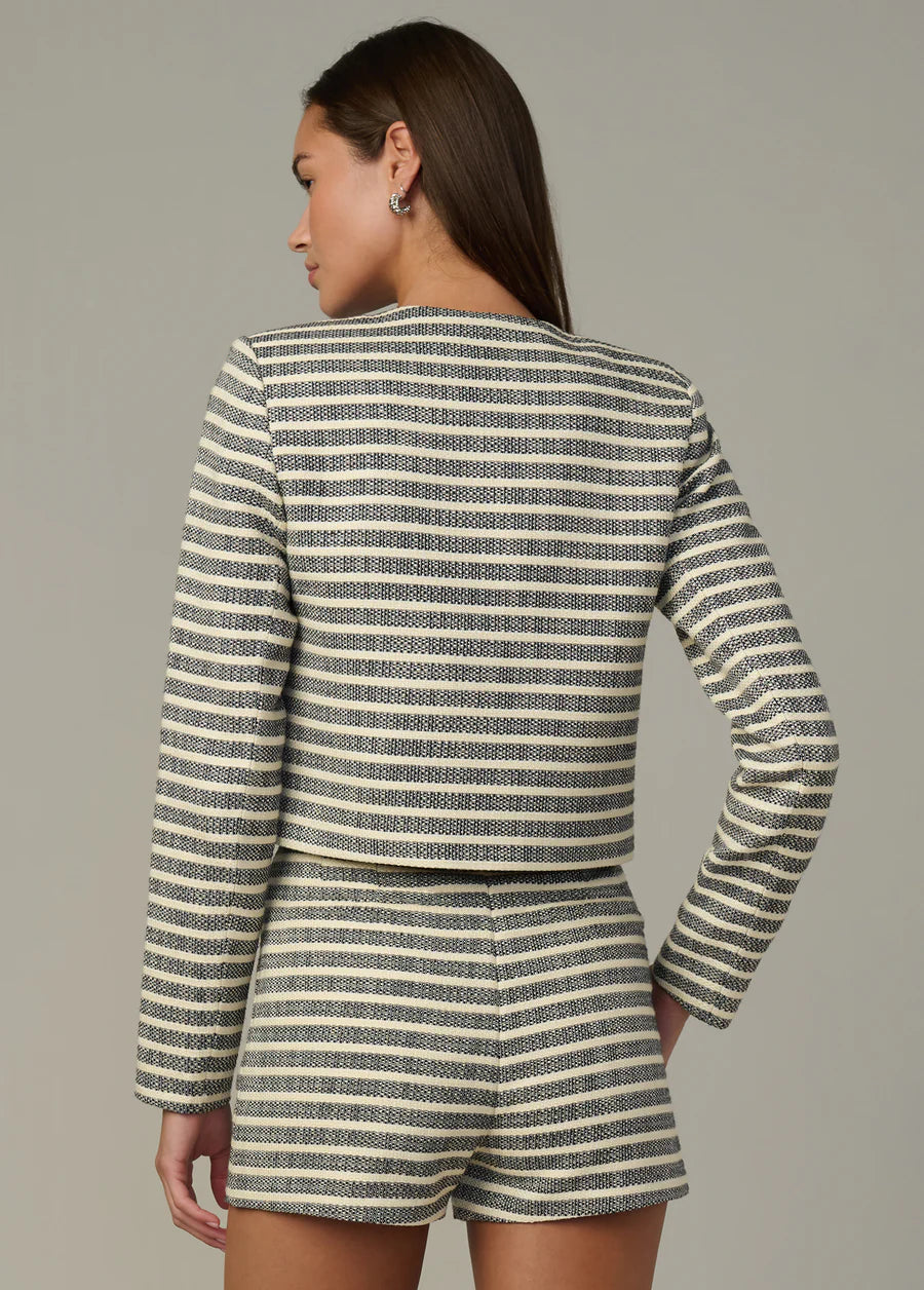 Joe's Jeans The Talia Striped Crop Jacket