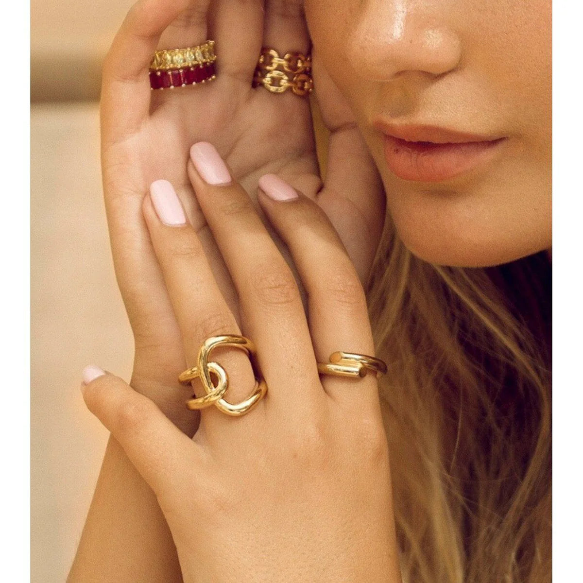 Sahira Emily Ring - Gold