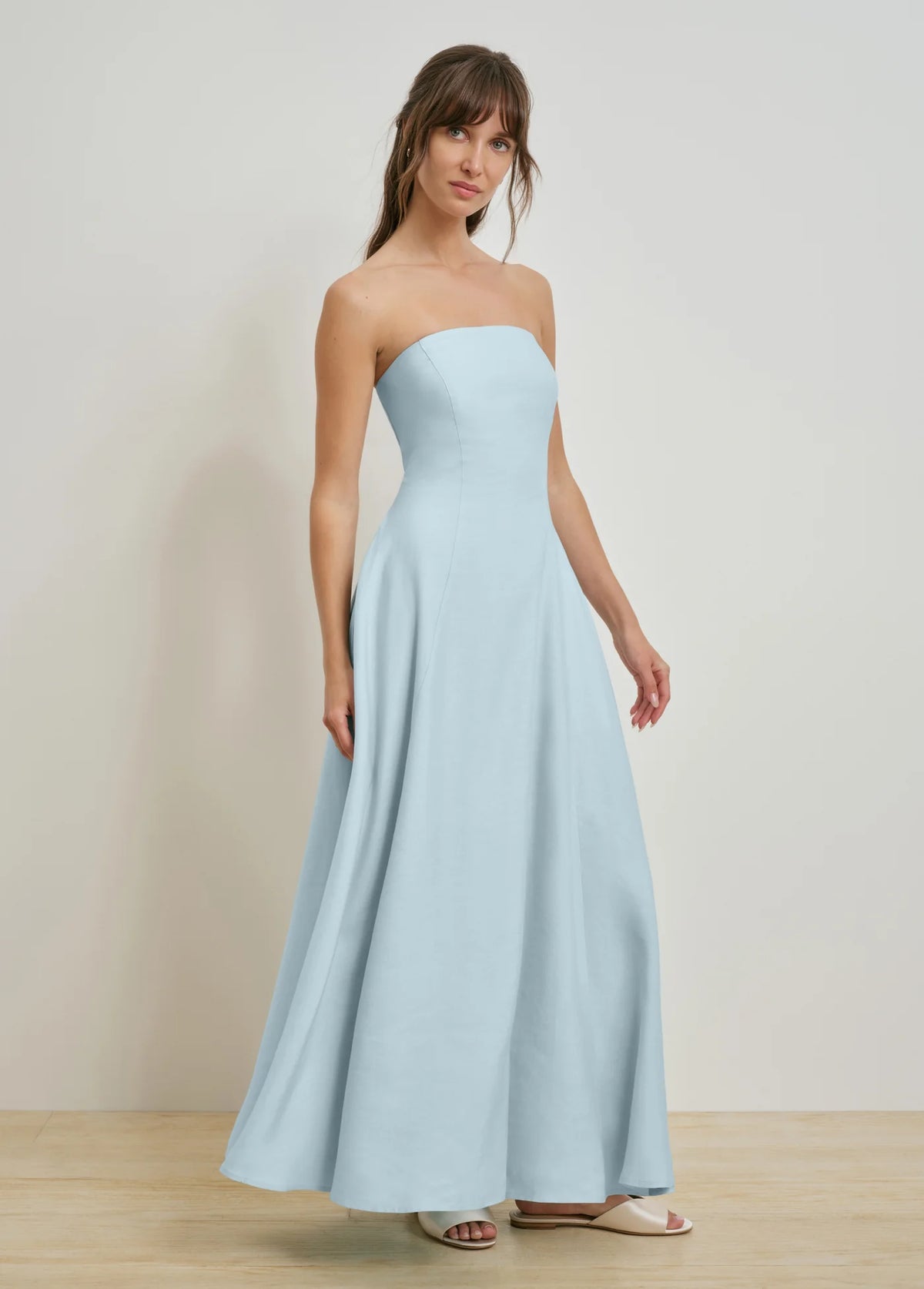 Favorite Daughter The Favorite Linen Dress - Aqua