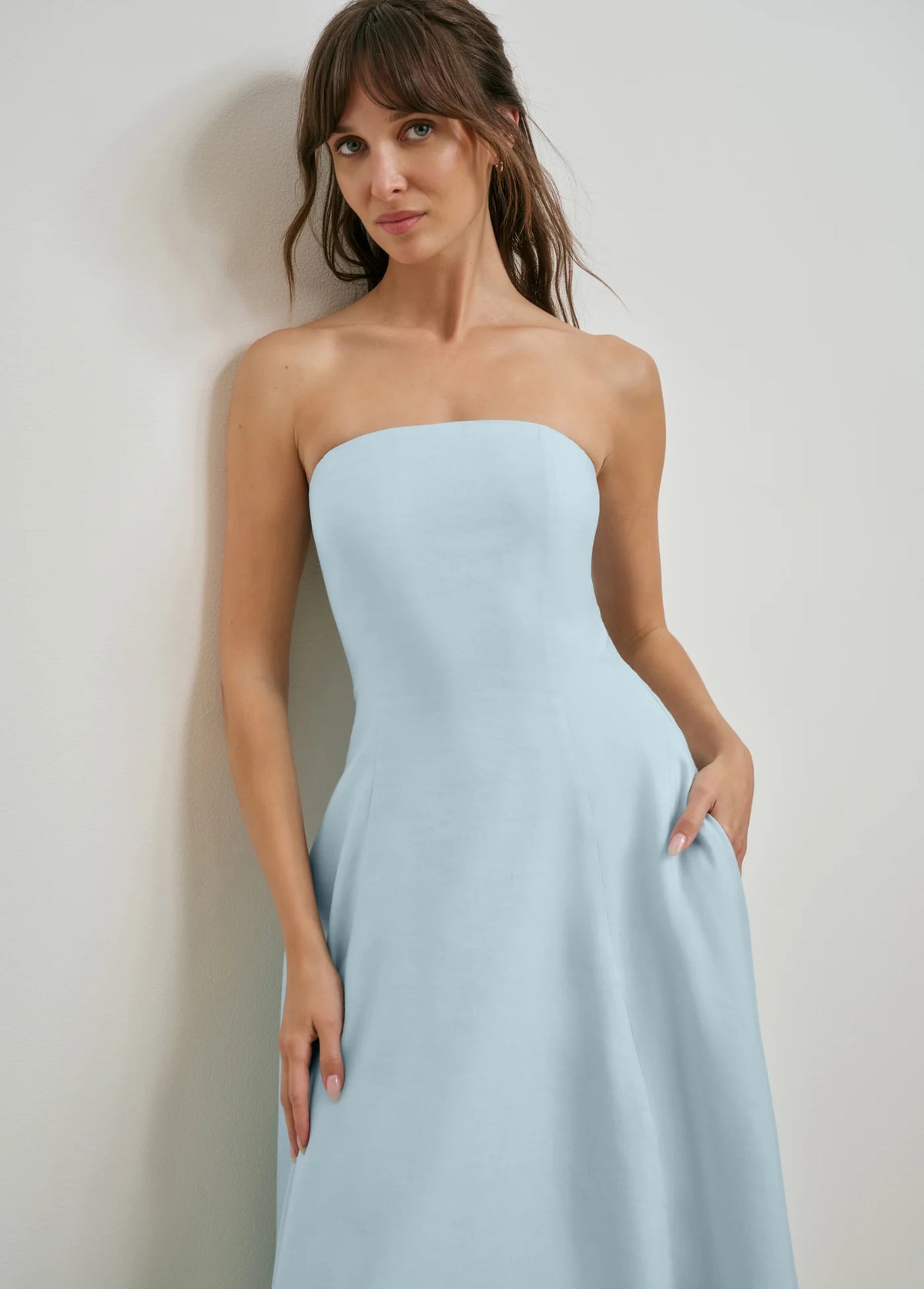 Favorite Daughter The Favorite Linen Dress - Aqua