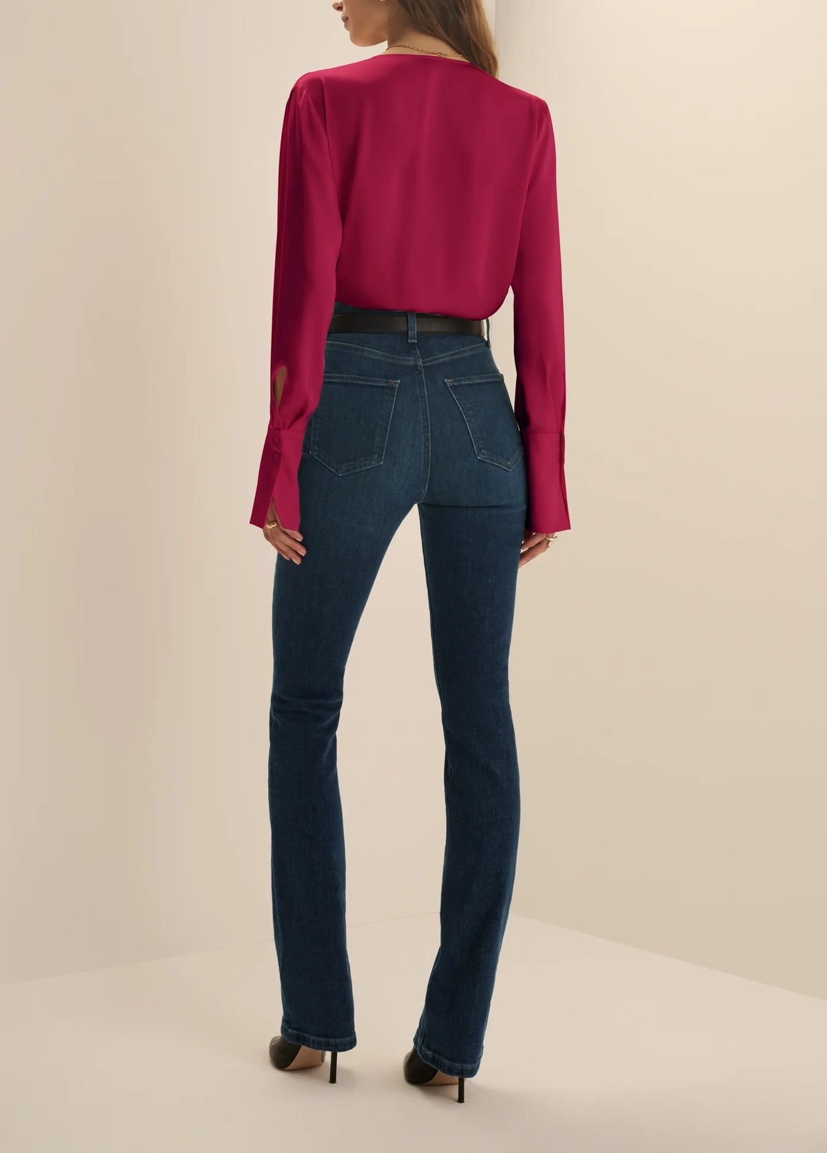 Favorite Daughter The Date Blouse - Raspberry