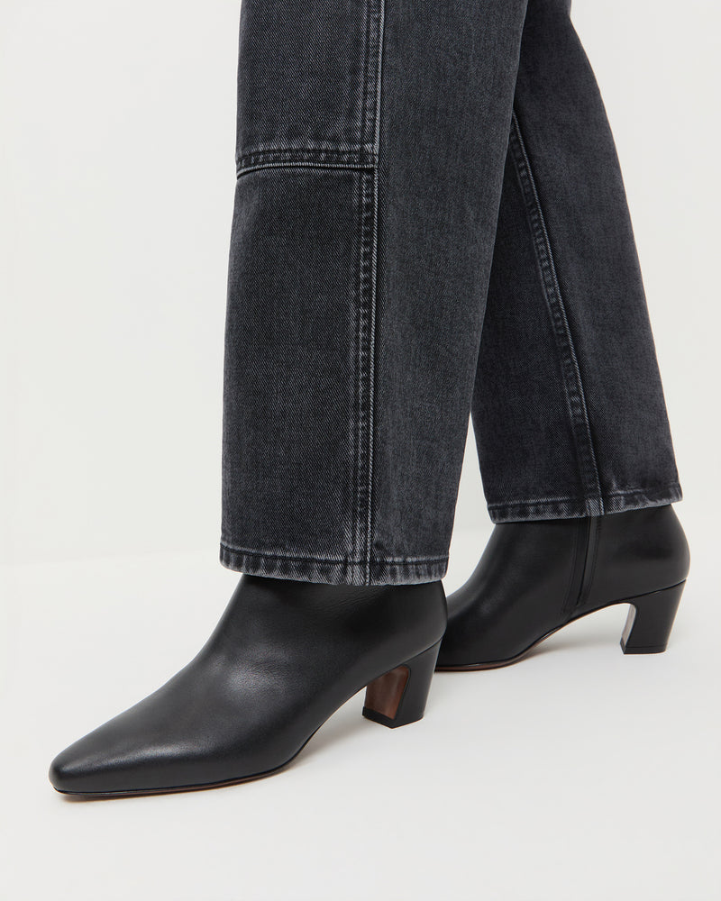 Loeffler Randall Harper Kicked Heel Ankle Boot - Black