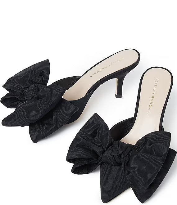 Margot Bow Mule - Black