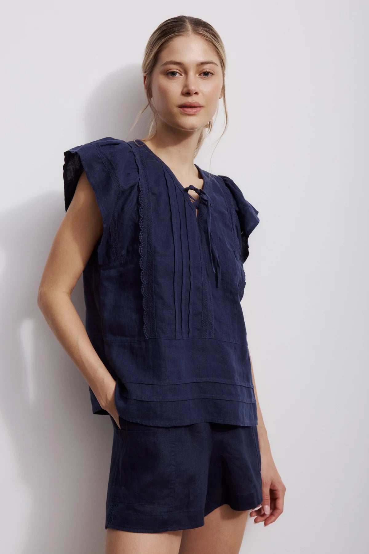 Melissa Nepton Zellie Short - Navy