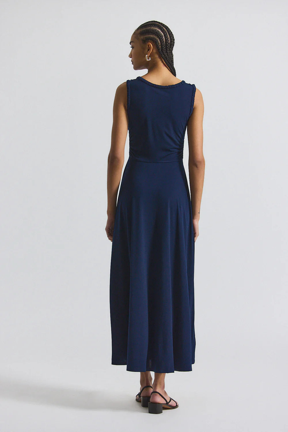 Misha Matte Jersey Ruched Dress