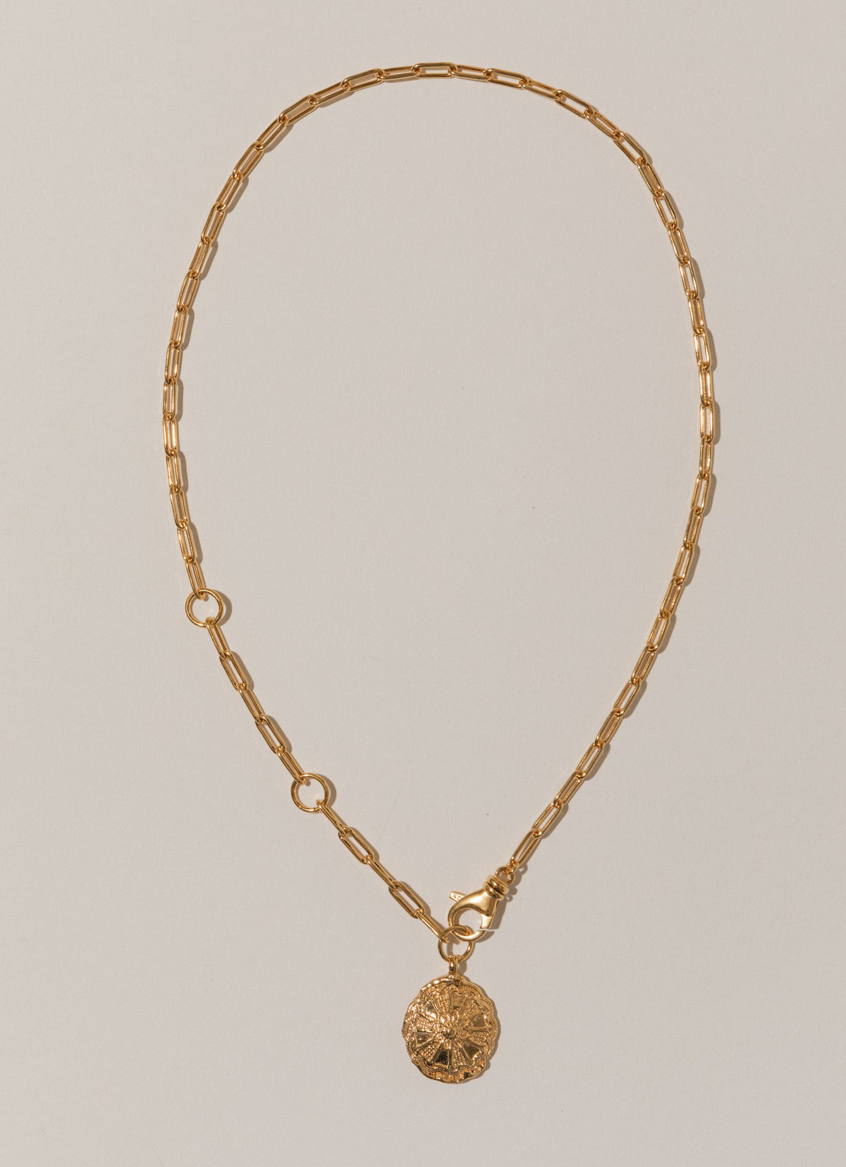 Pamela Card Jewelry Trompe L'Oeil Necklace - Gold